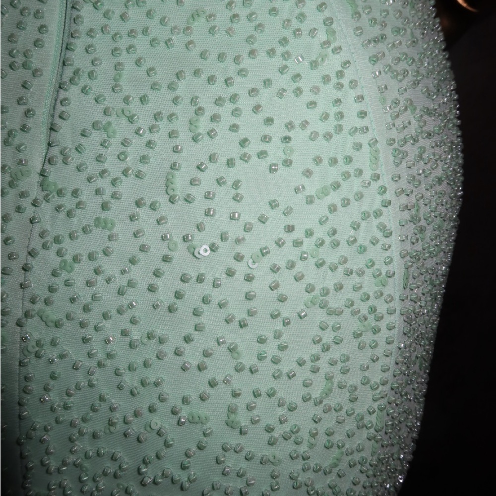 Oh Polly Strapless Mint Dress - Picture 6 of 10